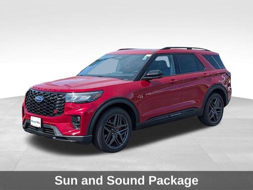 Red Metallic 2025 Ford Explorer ST