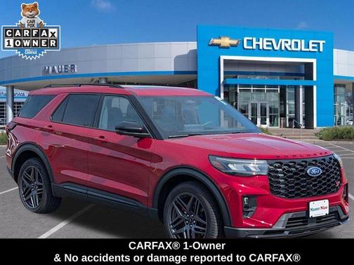 Red Metallic 2025 Ford Explorer ST