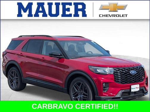 Red Metallic 2025 Ford Explorer ST