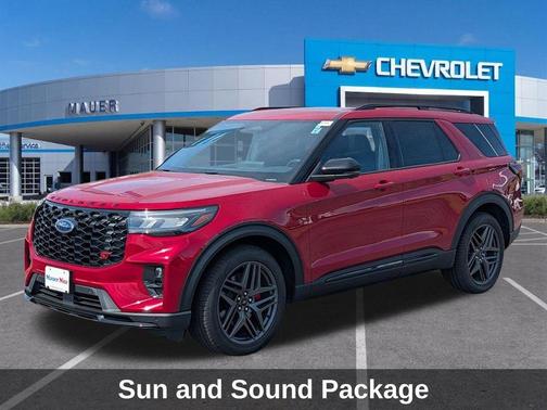 Red Metallic 2025 Ford Explorer ST