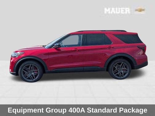 Red Metallic 2025 Ford Explorer ST