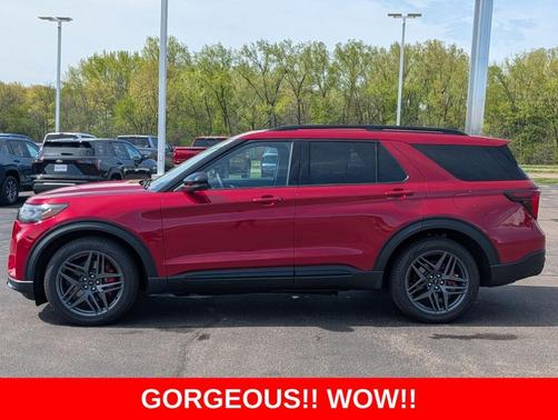 Red Metallic 2025 Ford Explorer ST