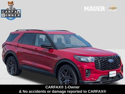 Red Metallic 2025 Ford Explorer ST