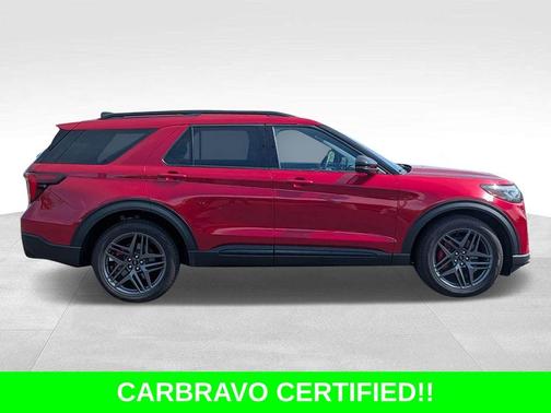 Red Metallic 2025 Ford Explorer ST