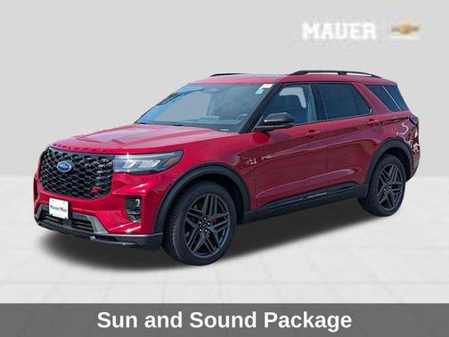 Red Metallic 2025 Ford Explorer ST