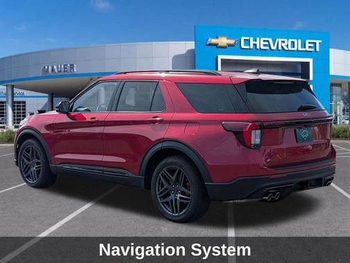 Red Metallic 2025 Ford Explorer ST