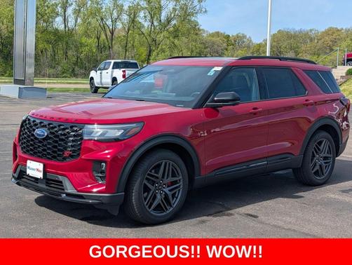 Red Metallic 2025 Ford Explorer ST