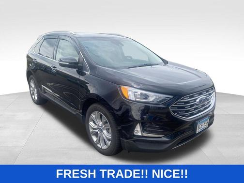 Black Metallic 2019 Ford Edge Titanium