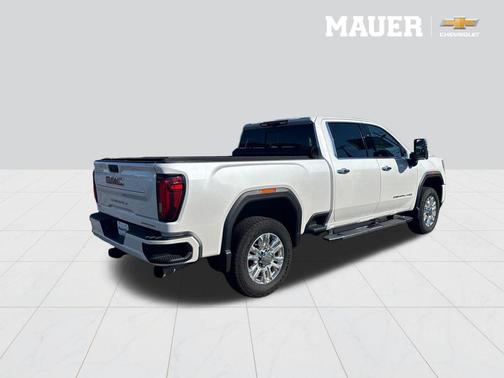 White Frost Tri-Coat 2021 GMC Sierra 3500 Denali