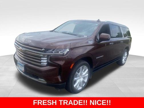 Auburn Metallic 2022 Chevrolet Suburban High Country