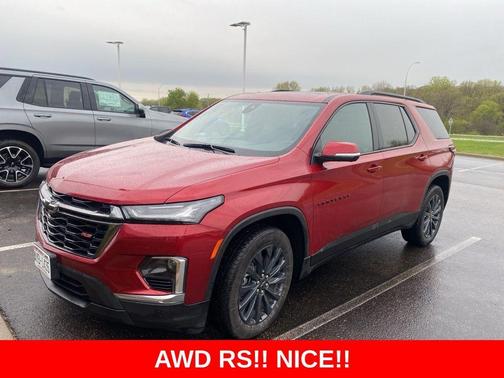 Radiant Red 2023 Chevrolet Traverse RS