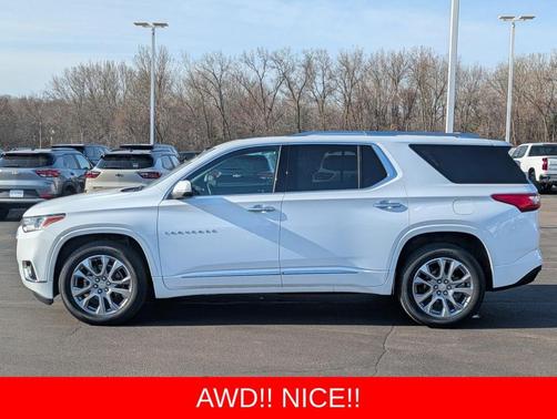 Summit White 2021 Chevrolet Traverse Premier
