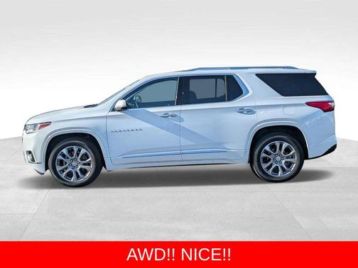 Summit White 2021 Chevrolet Traverse Premier