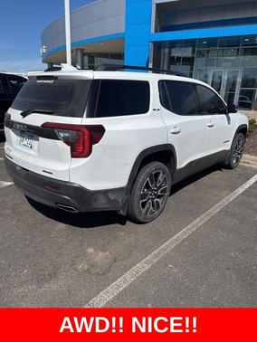 White 2021 GMC Acadia SLE