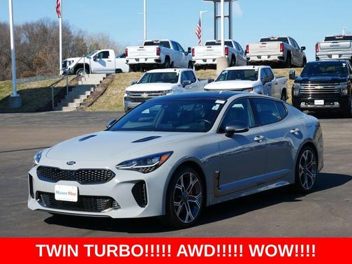 Ceramic Silver 2019 Kia Stinger GT2