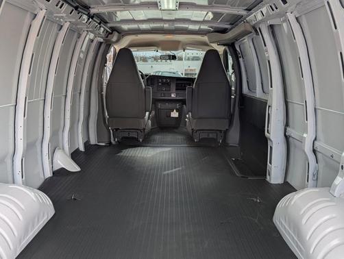 White 2026 Chevrolet Express 3500 Work Van
