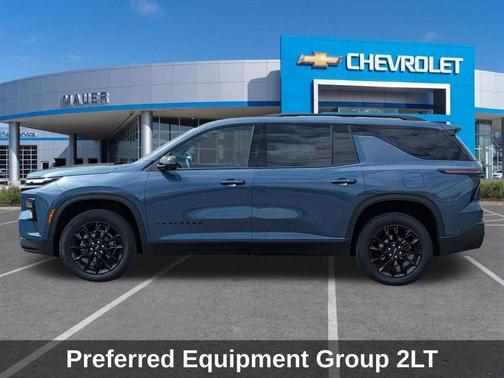Lakeshore Blue Metallic 2025 Chevrolet Traverse LT