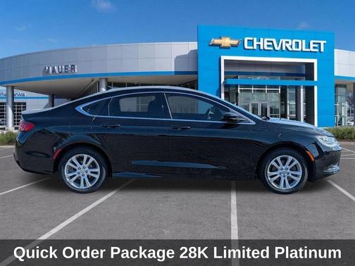 Black Clearcoat 2017 Chrysler 200 Limited