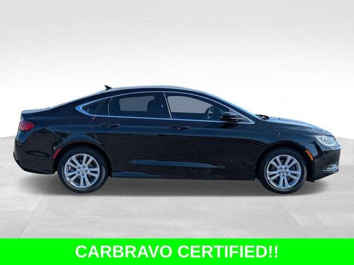Black Clearcoat 2017 Chrysler 200 Limited