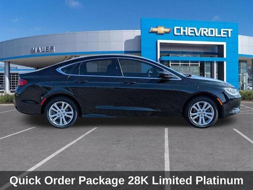 Black Clearcoat 2017 Chrysler 200 Limited