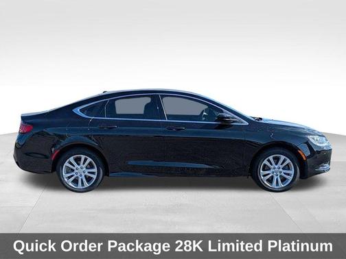 Black Clearcoat 2017 Chrysler 200 Limited