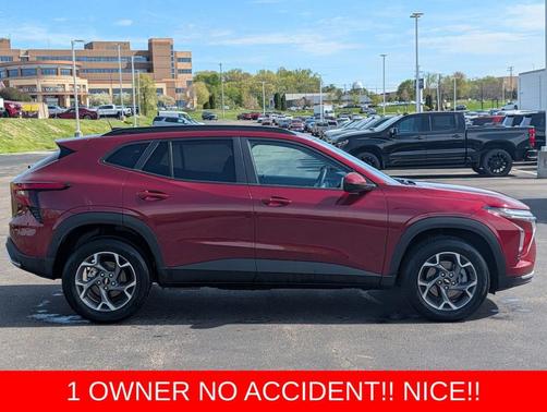 Crimson Metallic 2024 Chevrolet Trax LT