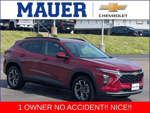 Crimson Metallic 2024 Chevrolet Trax LT