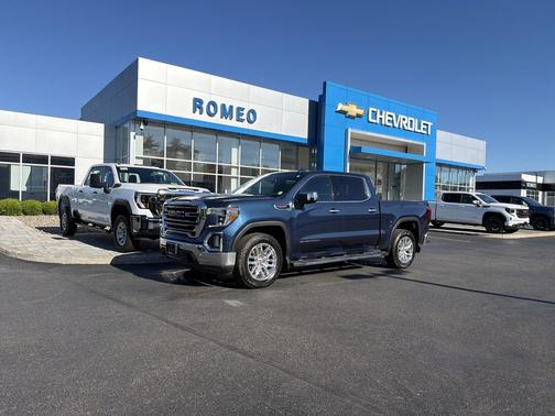 Pacific Blue Metallic 2020 GMC Sierra 1500 SLT