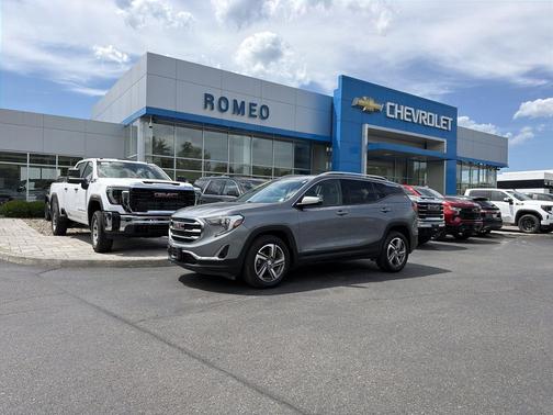 Satin Steel Metallic 2020 GMC Terrain SLT