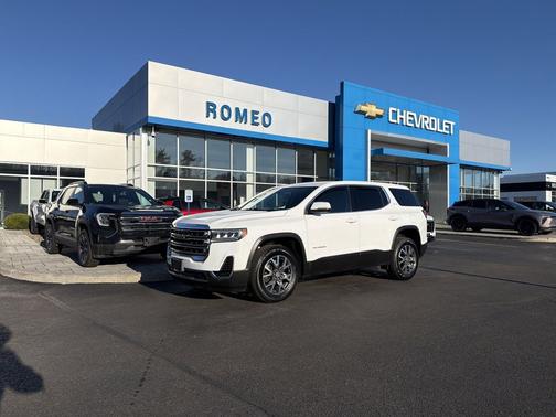 Summit White 2021 GMC Acadia AWD SLE