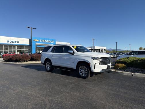 Summit White 2023 Chevrolet Tahoe Premier