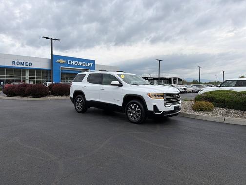 Summit White 2023 GMC Acadia AWD SLE