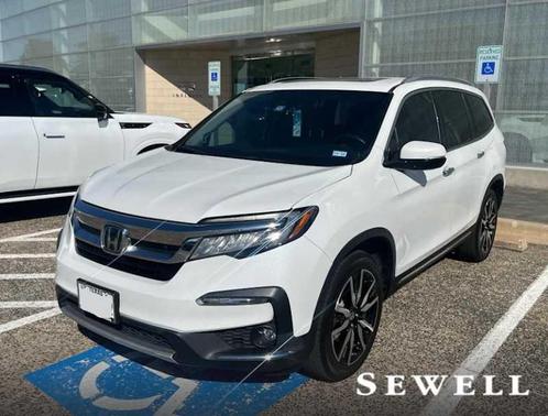 Platinum White Pearl 2021 Honda Pilot Touring 8-Passenger