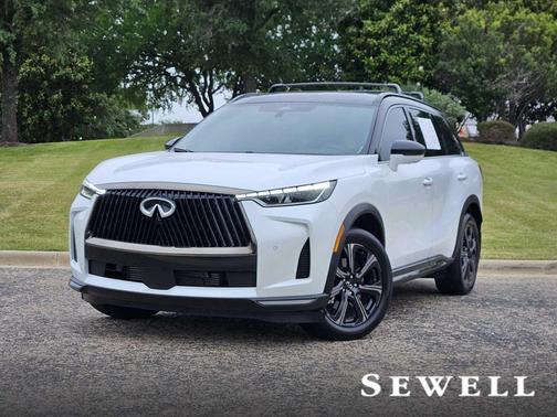 Radiant White/Black Obsidian 2026 INFINITI QX60 AUTOGRAPH