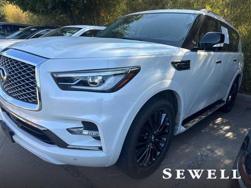 Moonstone White 2022 INFINITI QX80 PREMIUM SELECT