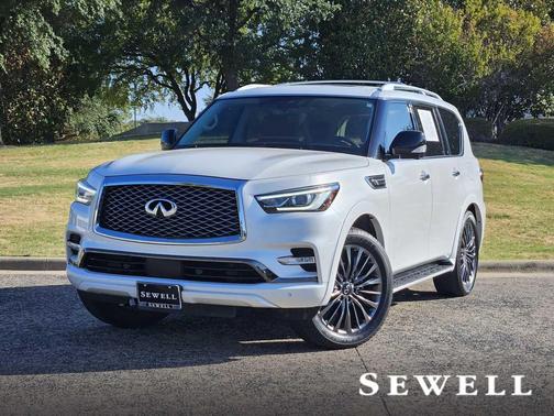 Moonstone White 2022 INFINITI QX80 PREMIUM SELECT