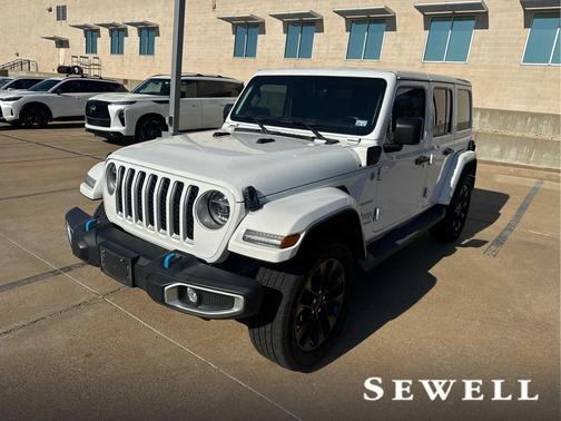 Bright White Clearcoat 2022 Jeep Wrangler Unlimited 4xe Sahara