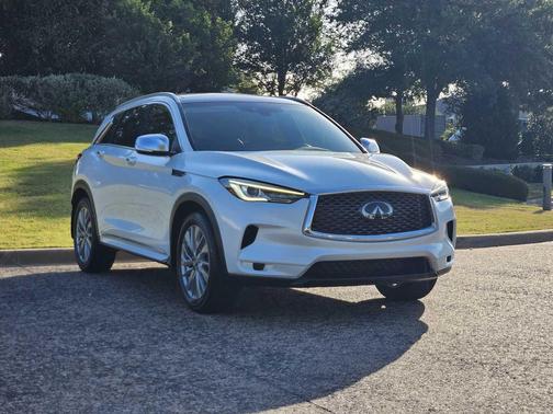 Radiant White 2023 INFINITI QX50 LUXE