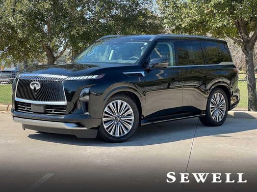 Black Obsidian 2025 INFINITI QX80 Luxe