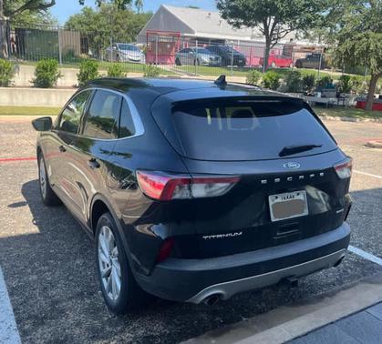 Agate Black Metallic 2022 Ford Escape Titanium