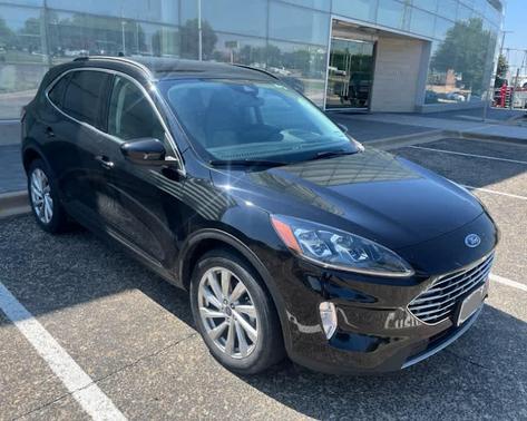 Agate Black Metallic 2022 Ford Escape Titanium