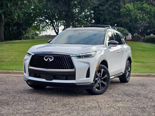 Radiant White/Black Obsidian 2027 INFINITI QX60 AUTOGRAPH