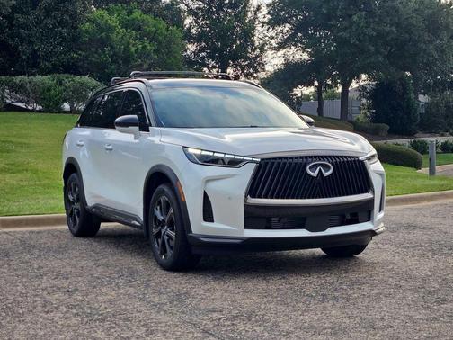 Radiant White/Black Obsidian 2027 INFINITI QX60 AUTOGRAPH