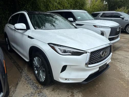 Radiant White 2023 INFINITI QX50 AUTOGRAPH AWD
