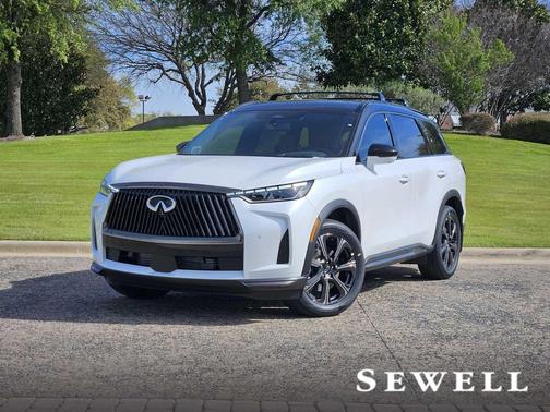 Radiant White/Black Obsidian 2026 INFINITI QX60 AUTOGRAPH