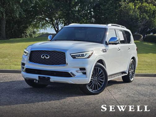 Moonstone White 2023 INFINITI QX80 SENSORY