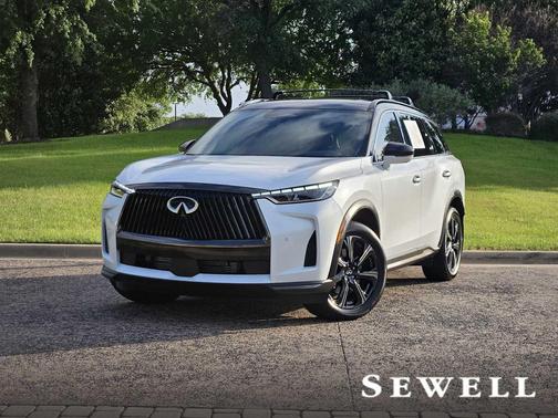 Radiant White/Black Obsidian 2026 INFINITI QX60 AUTOGRAPH