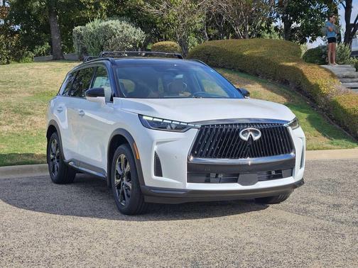 Radiant White/Black Obsidian 2027 INFINITI QX60 AUTOGRAPH