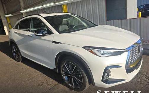 Radiant White 2025 INFINITI QX55 SENSORY