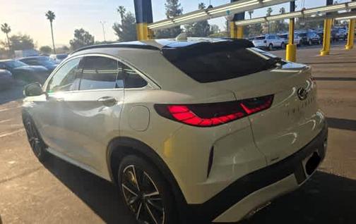 Radiant White 2025 INFINITI QX55 SENSORY
